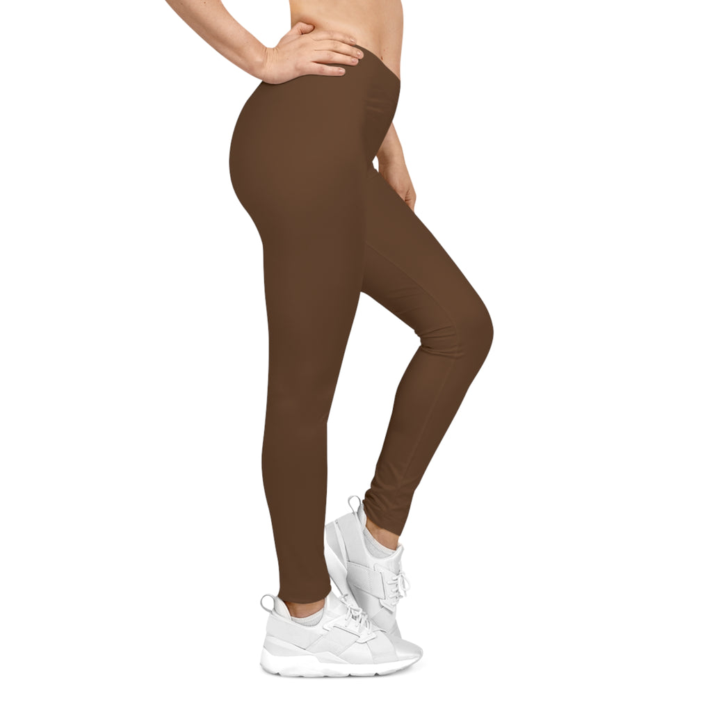 Brown Women's Casual Leggings – Minimal Everyday Activewear