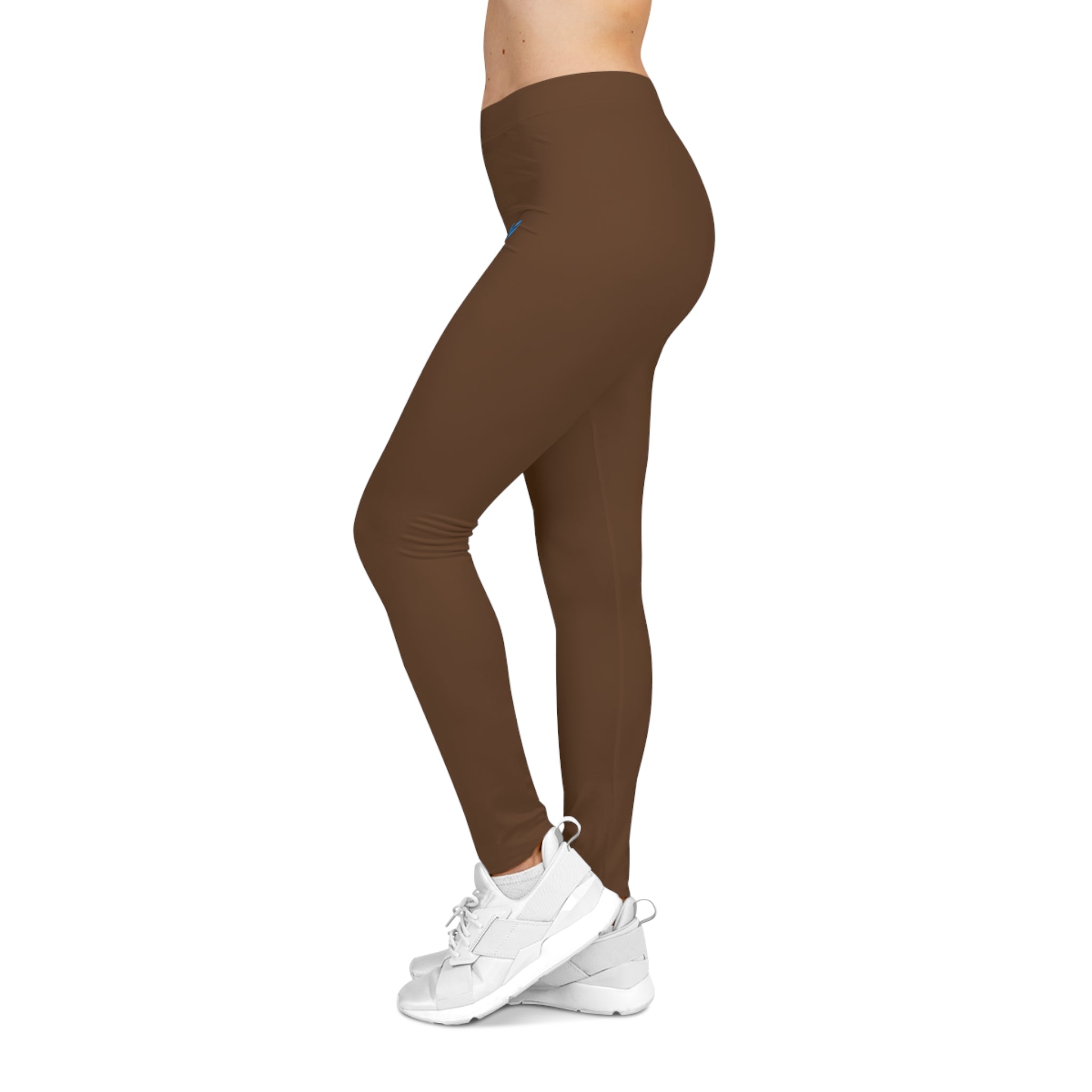Brown Women's Casual Leggings – Minimal Everyday Activewear